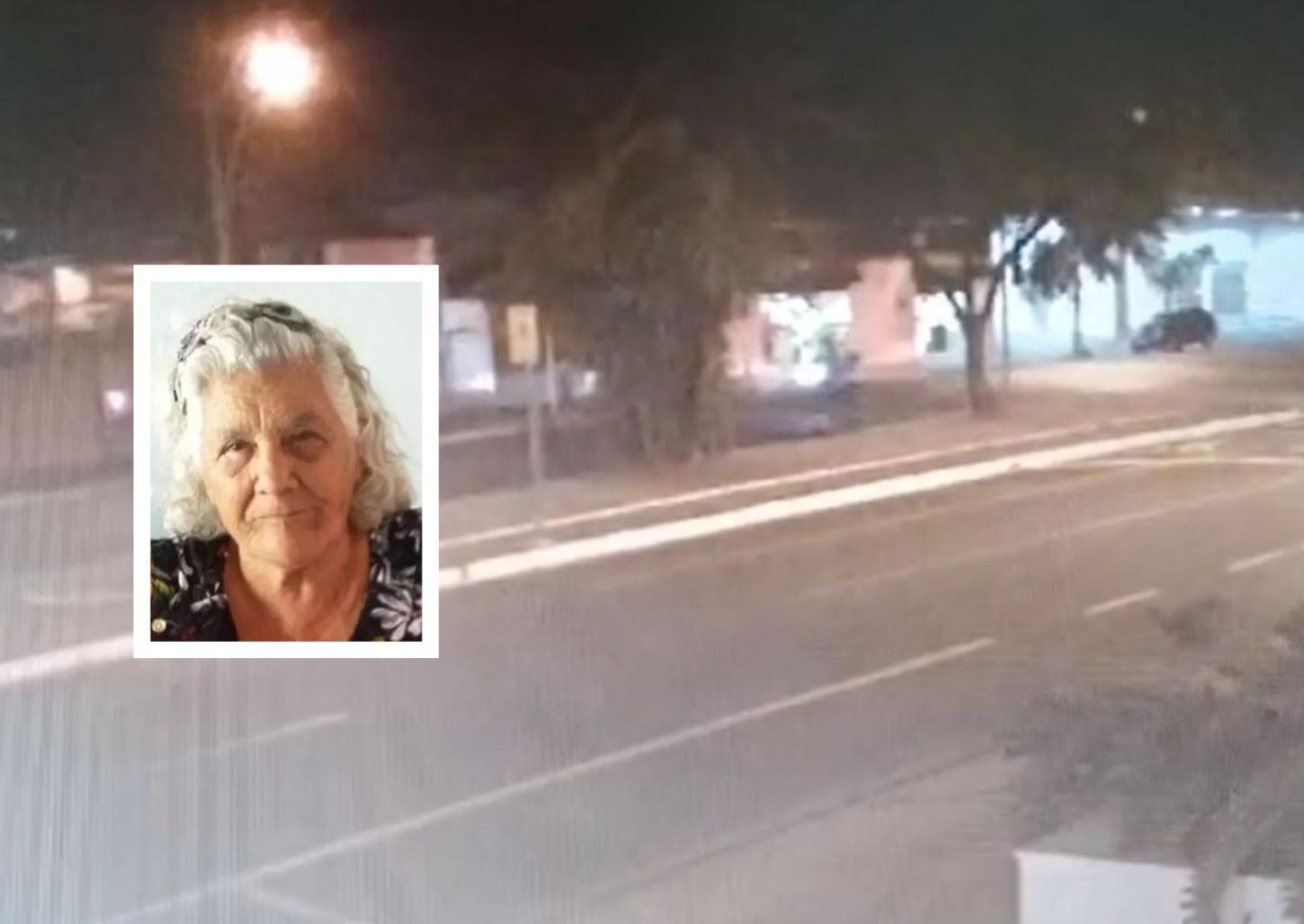 Câmera flagra motociclista fugindo após atropelar idosa em avenida