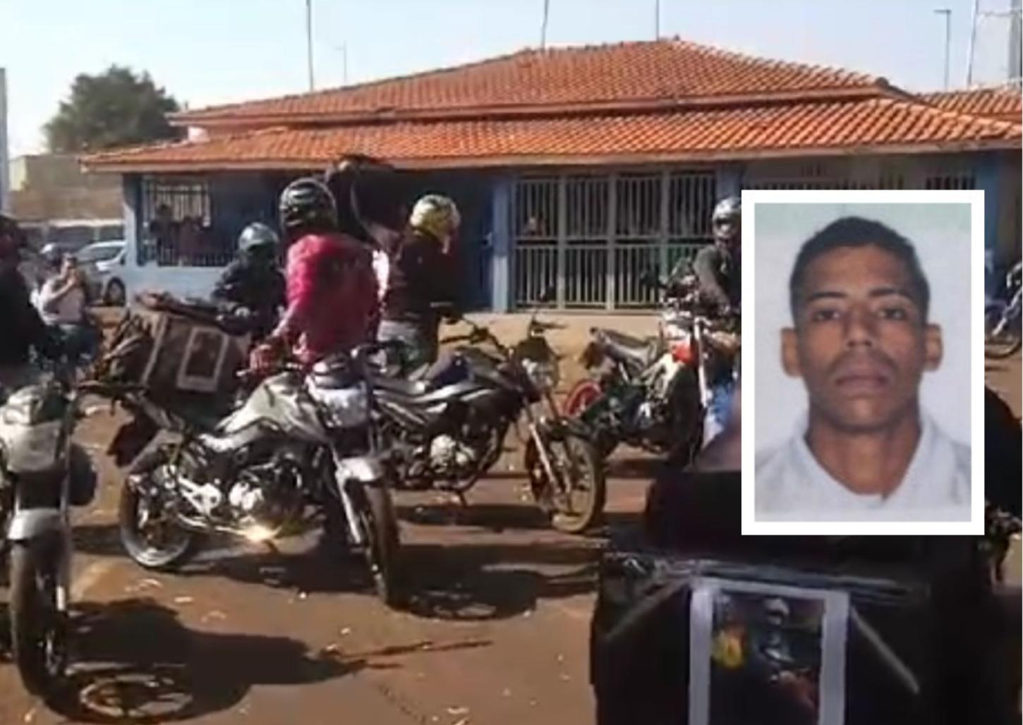 Entregador que morreu em acidente é sepultado e homenageado