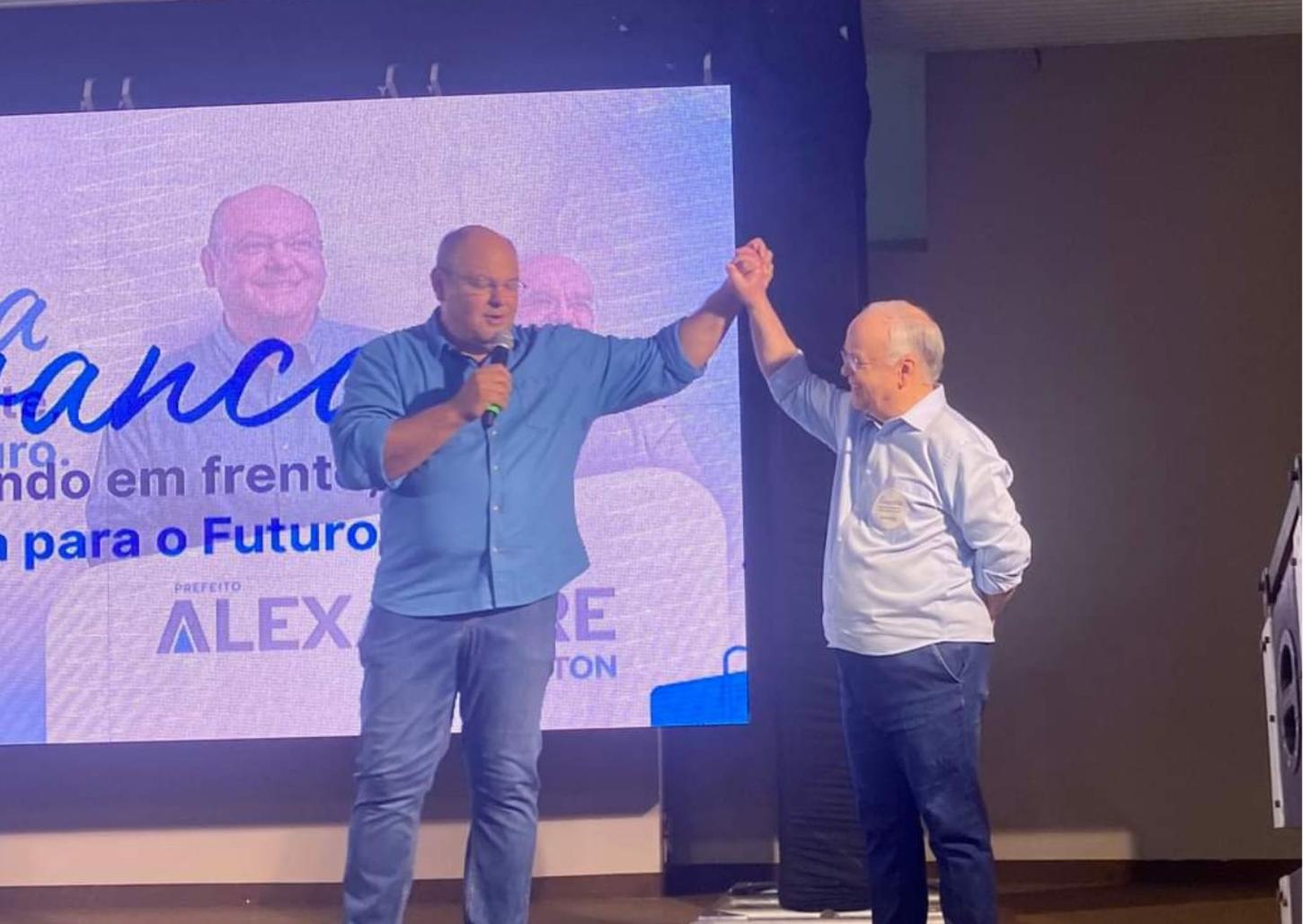 MDB oficializa candidatura de Alexandre em busca da reeleição