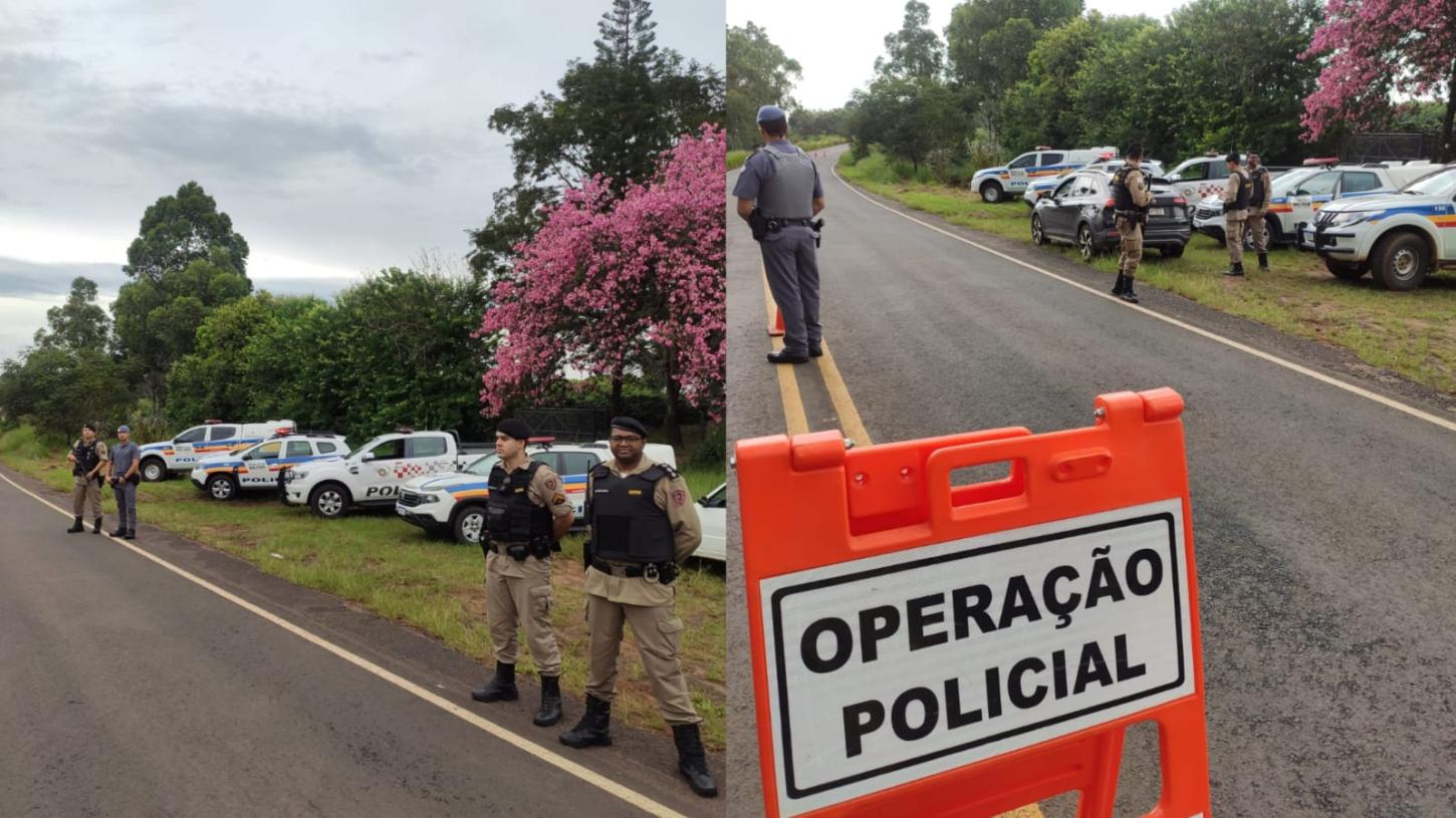 PMs de SP e MG realizam operação 