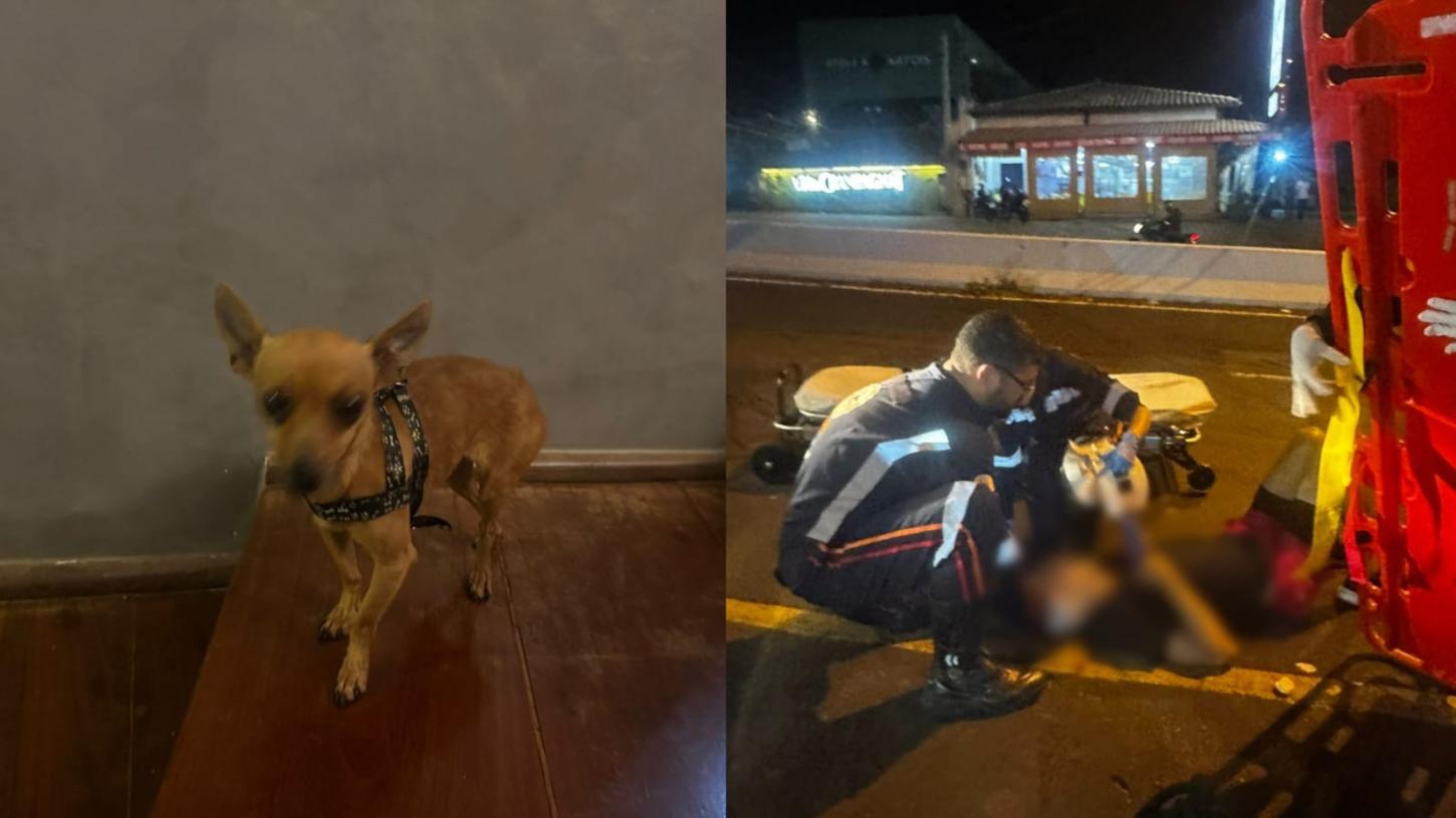 Casal procura familiares de jovem ferido em acidente na Champagnat