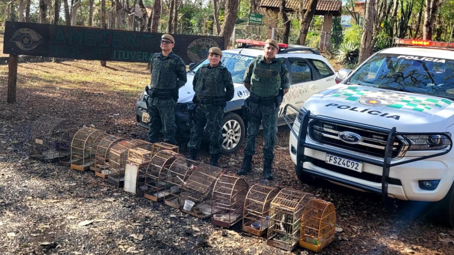 Homem é multado em mais de R$ 6 mil por manter aves nativas em cativeiro