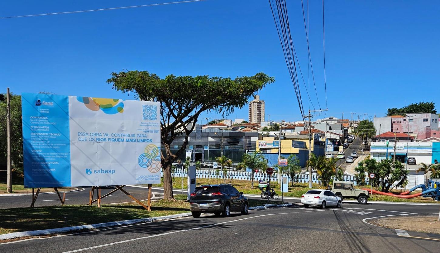 Obras da Sabesp vão causar interdição da avenida Hélio Palermo das 21h às 5h