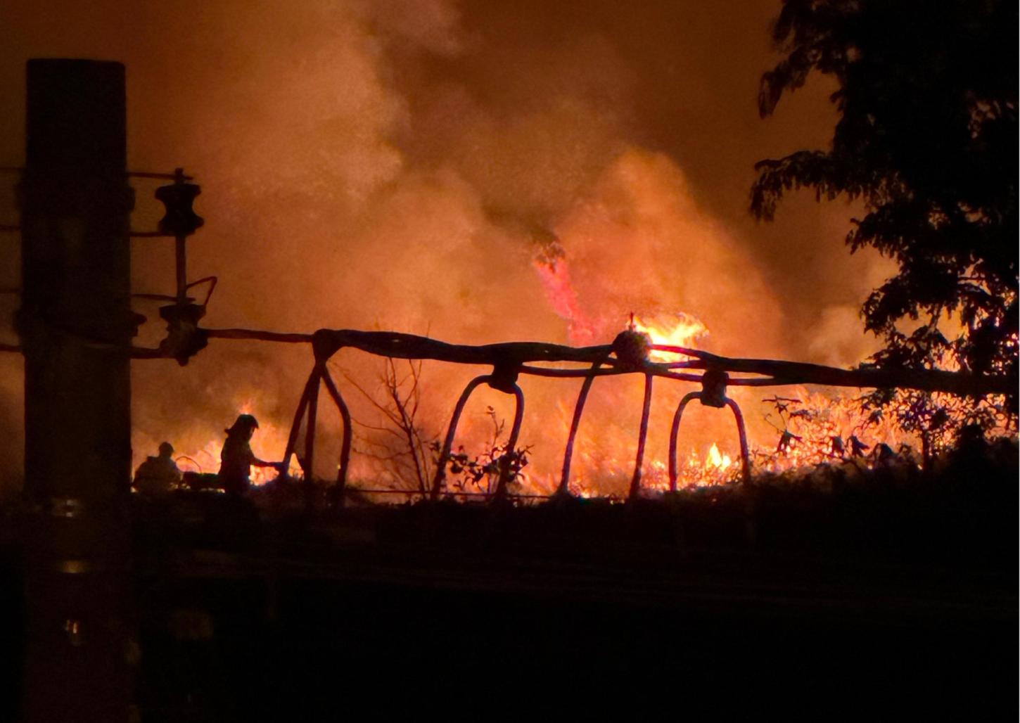 Incêndio atinge área de mata no bairro São Joaquim