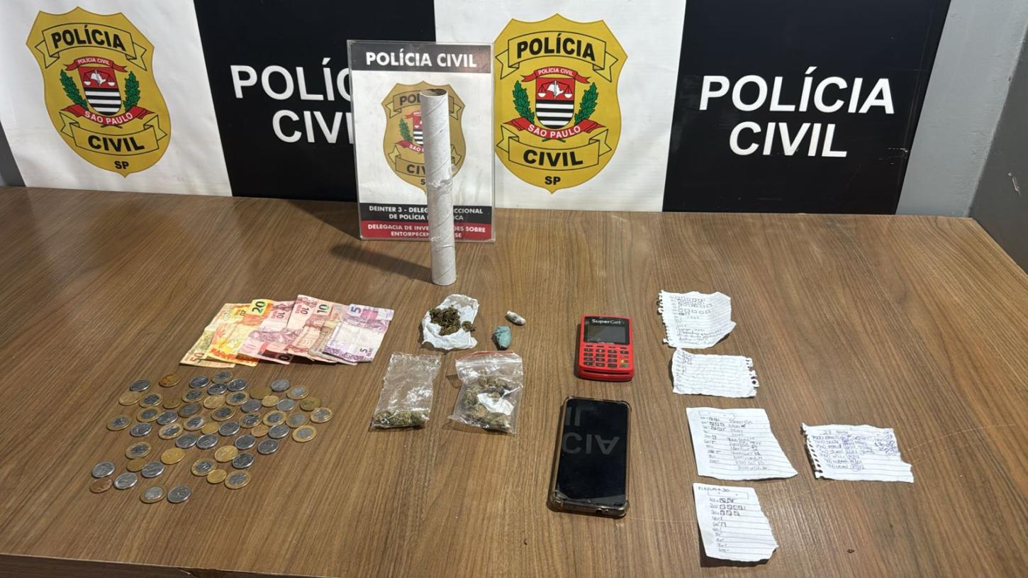 Mulher é presa por tráfico e associação criminosa no Jardim Aeroporto