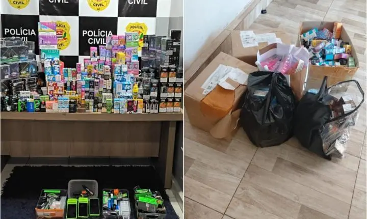 Dise apreende cigarros eletrônicos avaliados em mais de R$ 200 mil 